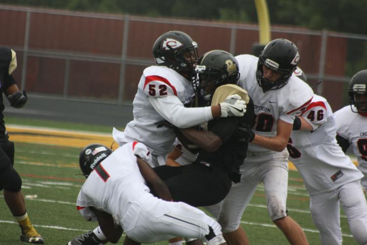 Kharim Mitchell, Micah Briscoe, Vinnie Goedecke, James Frech (Chopticon football)