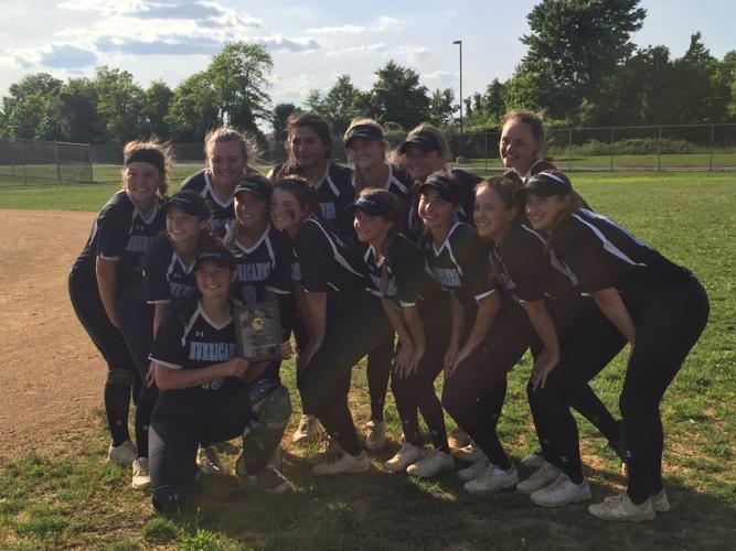 Huntingtown softball Class 3A South Region champions