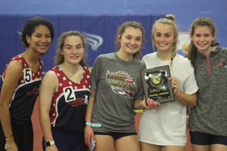 Northern girls Class 3A East Region indoor track and field champions