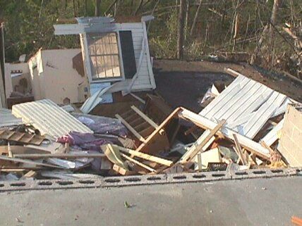 Home destroyed
