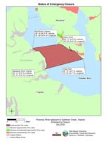 Sewage spill initially closes Potomac swimming areas in Charles