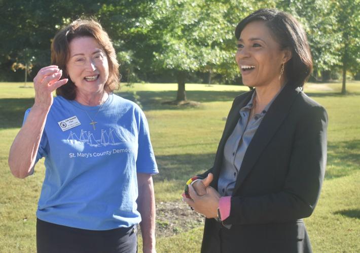 Senate hopeful visits region