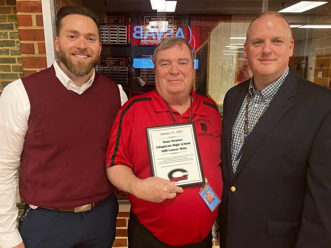 Chopticon coach Kramer honored last Thursday