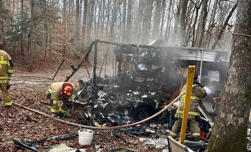 Trailer burns in Leonardtown