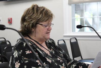 Joanna Reedy, a Marydel resident, brought concerns about the sale of Marydel Community Hall.